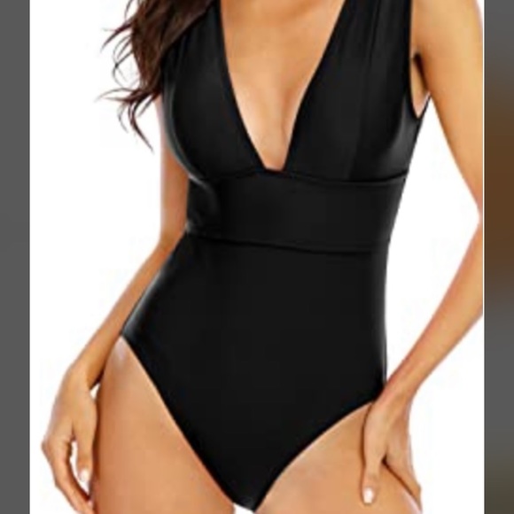 New Halcurt Deep Plunge Swimsuit Size Large - Picture 2 of 5